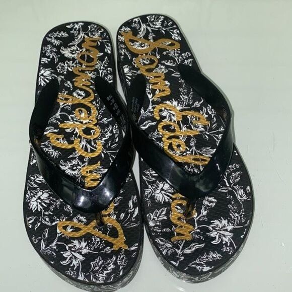 Sam Edelman Kylee Women Floral Thong Platform Flip Flops Size 8M - Picture 4 of 9